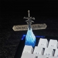 WOW Frostmourne Frozen Version Metal / Resin Artisan Keycaps for Mechanical Gaming Keyboard